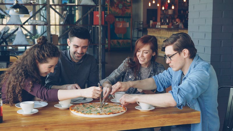 Pequod's pizza customer David R. review photo